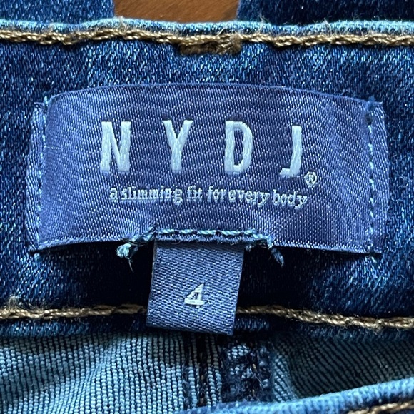 NYDJ LIFT & TUCK TECHNOLOGY MEDIUM  WASH SKINNY JEAN SZ 4 - Picture 12 of 13